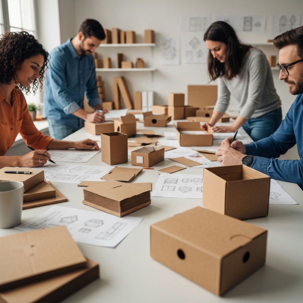 Custom packaging design process
